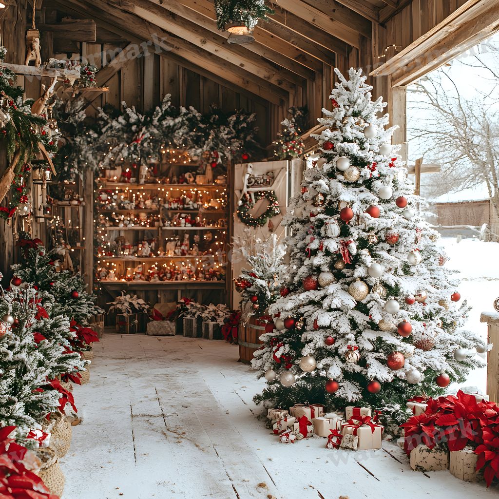 Classic Christmas Backdrop Images