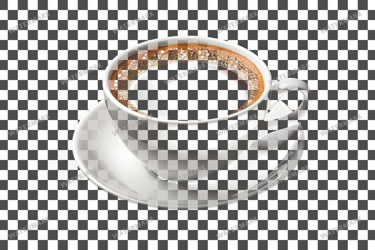 Coffee Cup PNG overlay on a transparent checkered background, preview 69