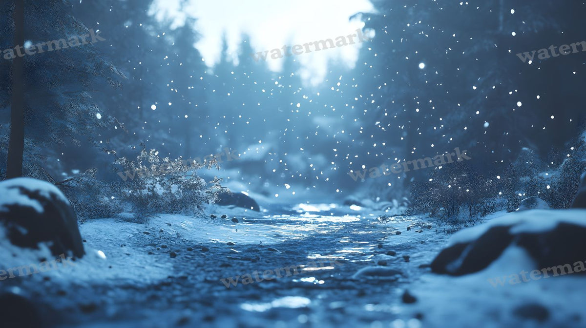 Winter Snow Backdrop Images