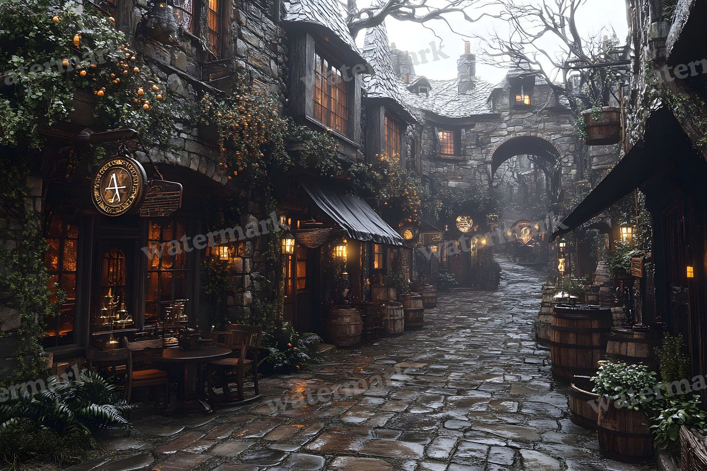 Alchemist Corner Study Backdrop Images