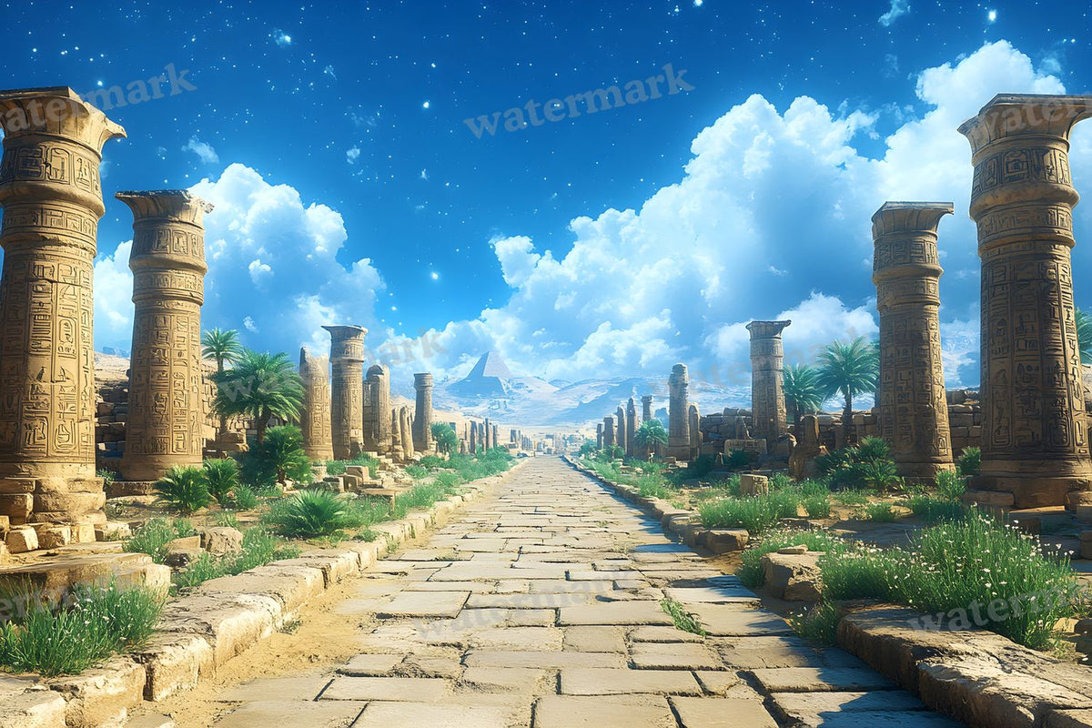 Ancient Egyptian Night Backdrop Images
