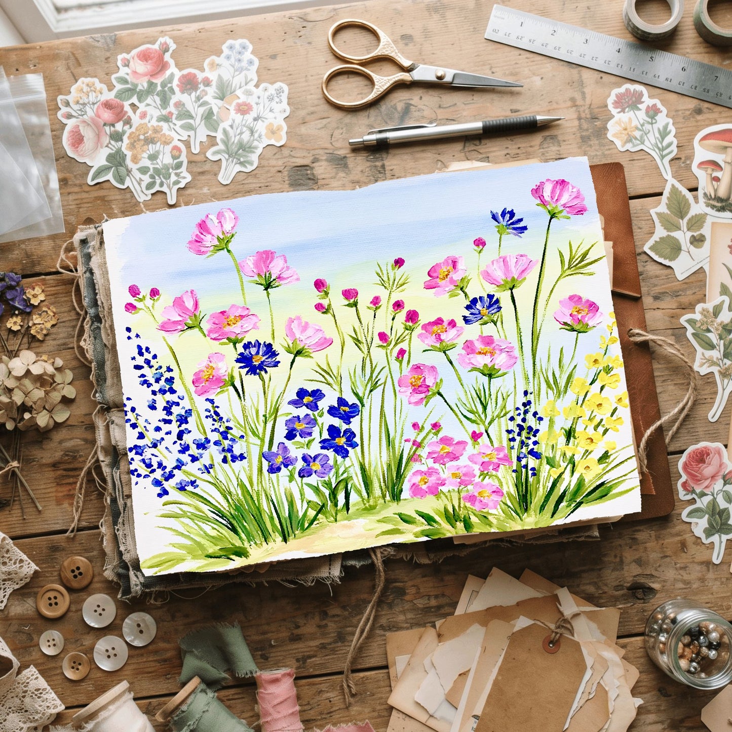 Soft Impressionist Landscape Painting