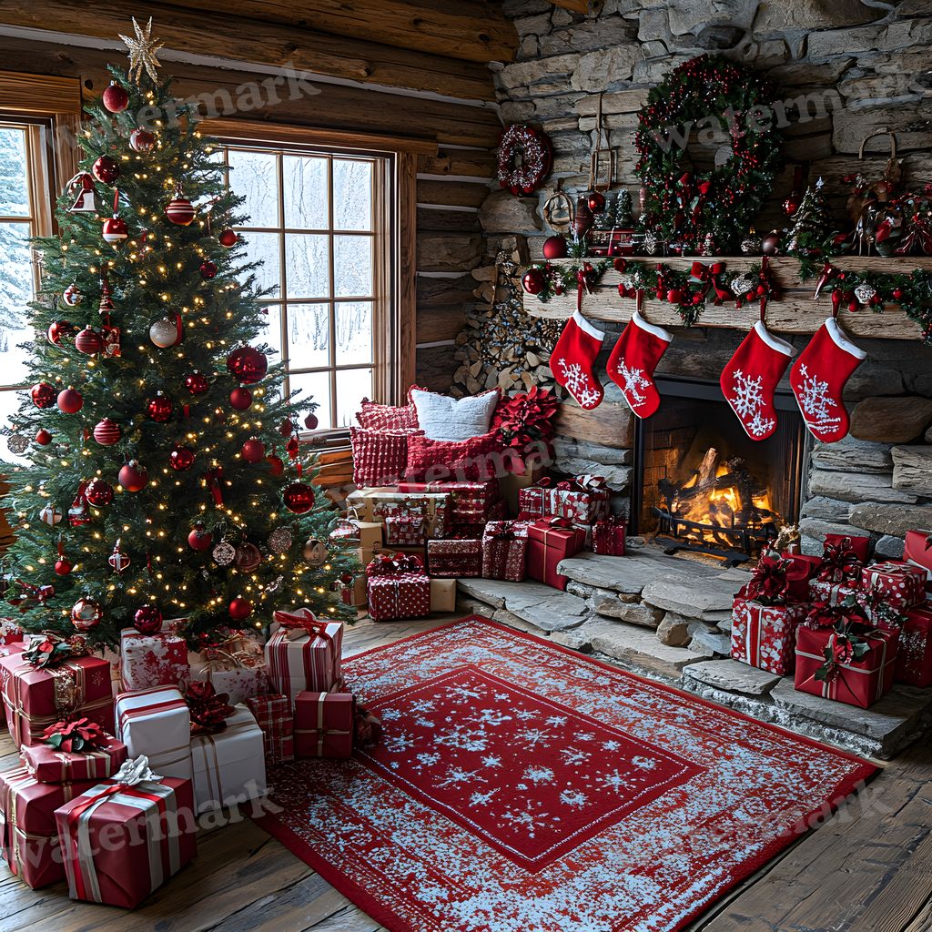 Classic Christmas Backdrop Images