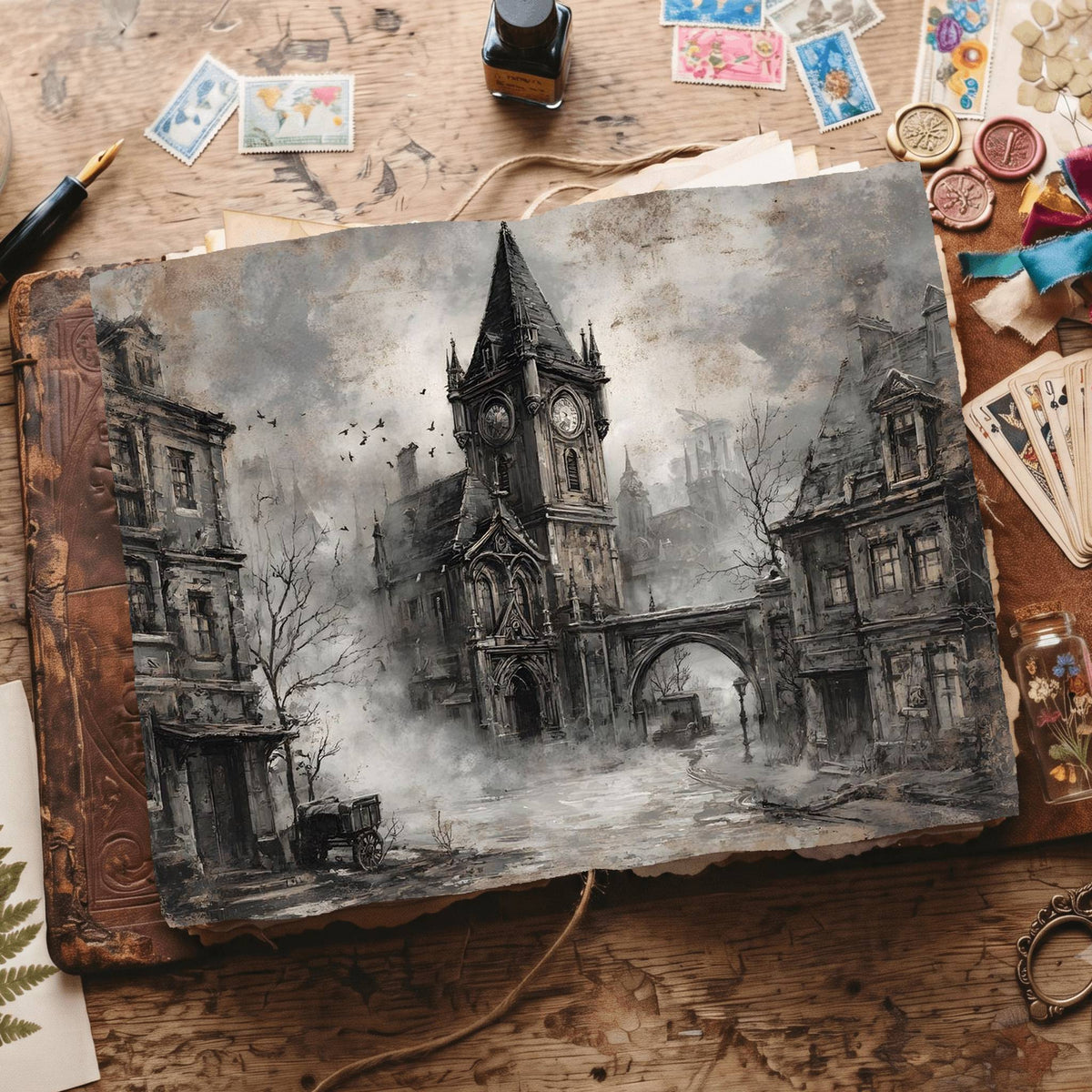 Gothic Digital Papers