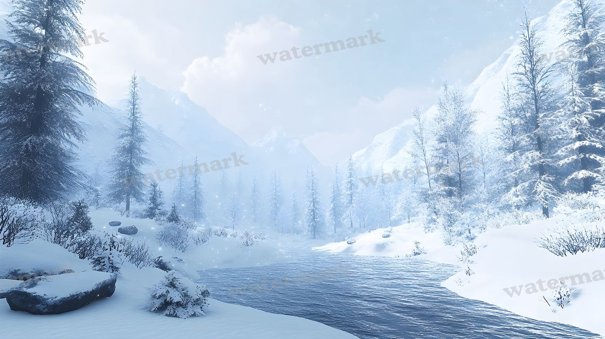 Winter Snow Backdrop Images