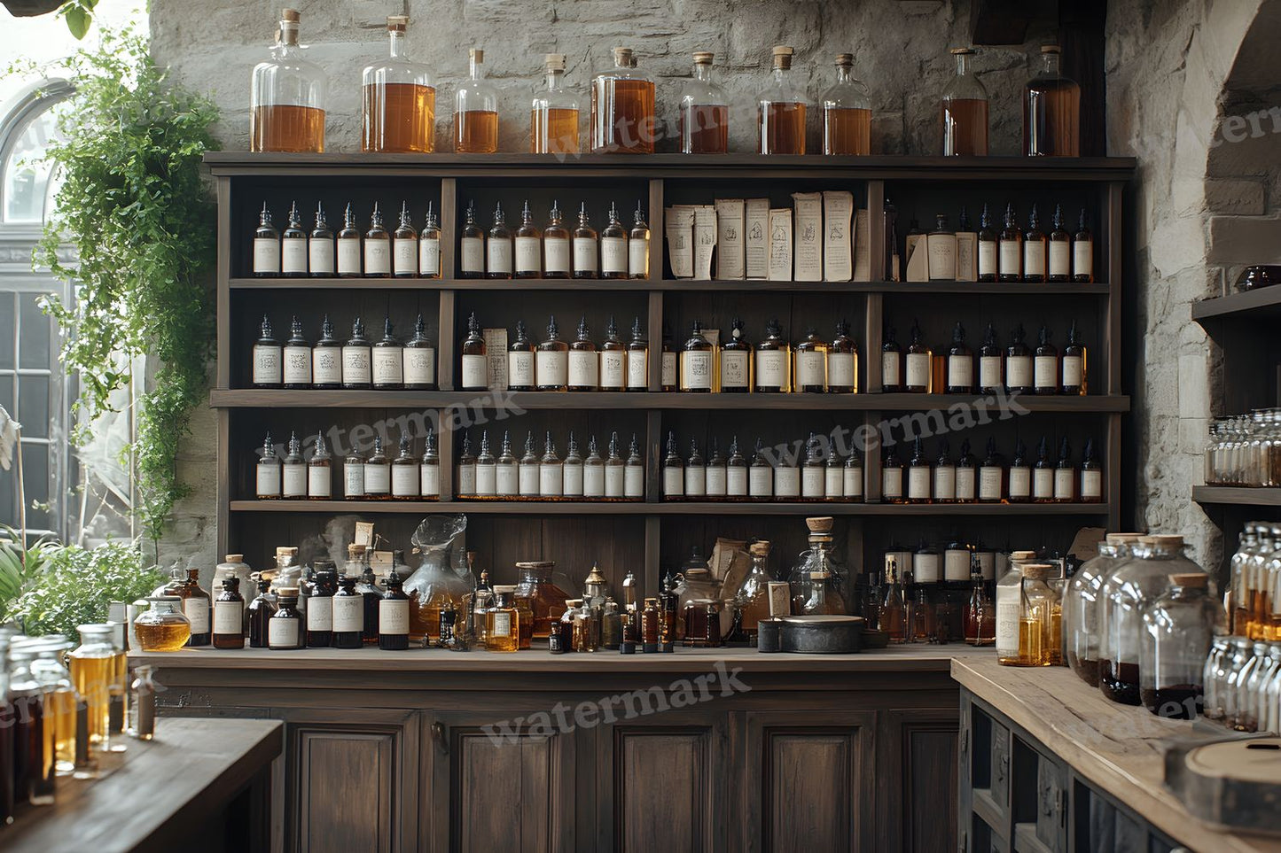 Alchemist Corner Study Backdrop Images