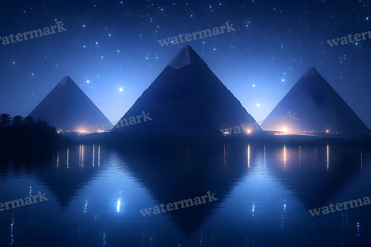 Ancient Egyptian Night Backdrop Images