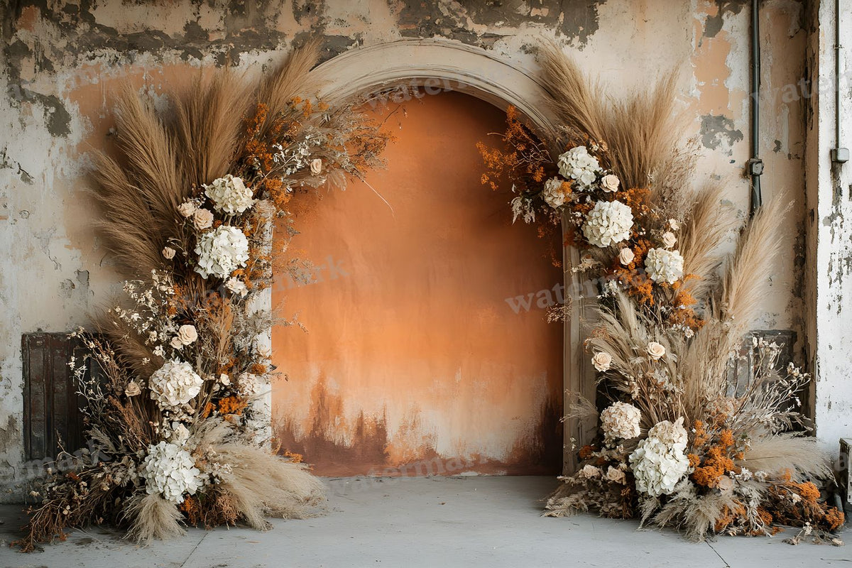 Boho Sunset Arch Backdrop Images