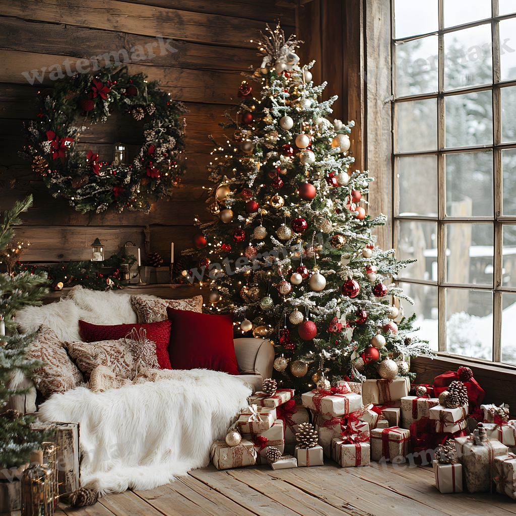 Classic Christmas Backdrop Images