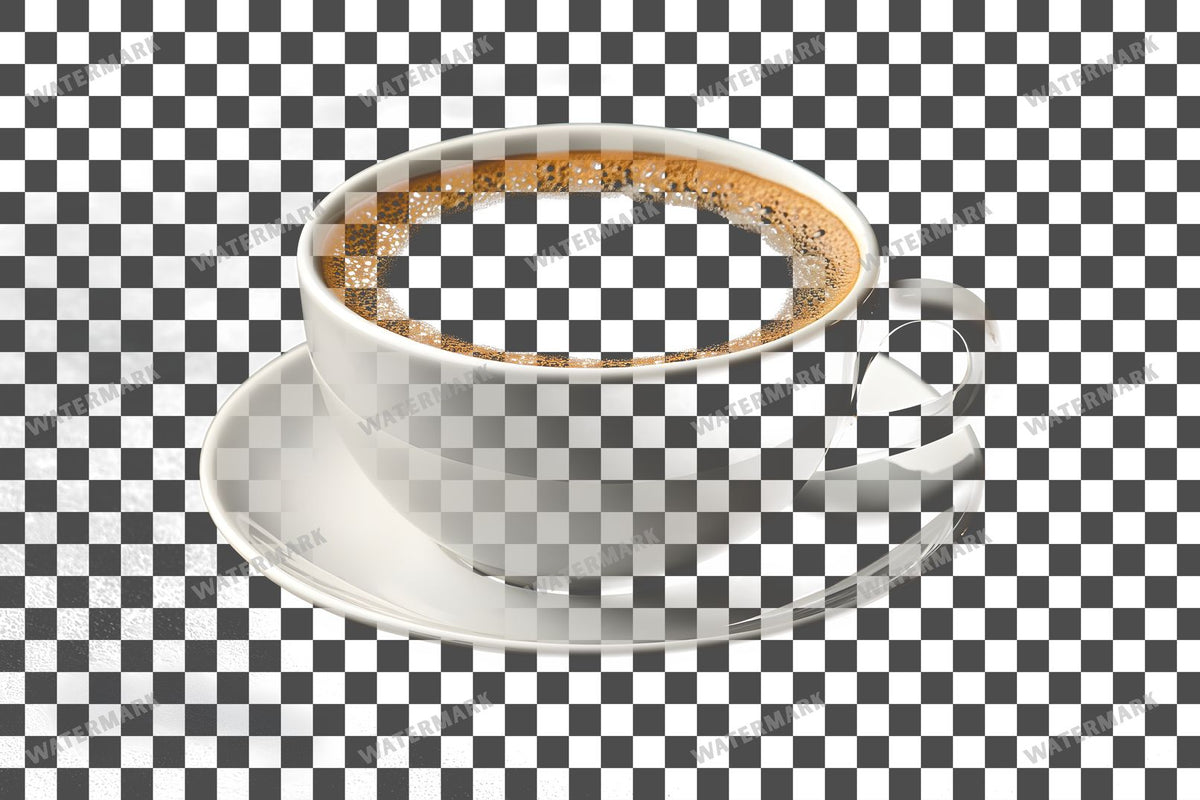 Coffee Cup PNG overlay on a transparent checkered background, preview 71