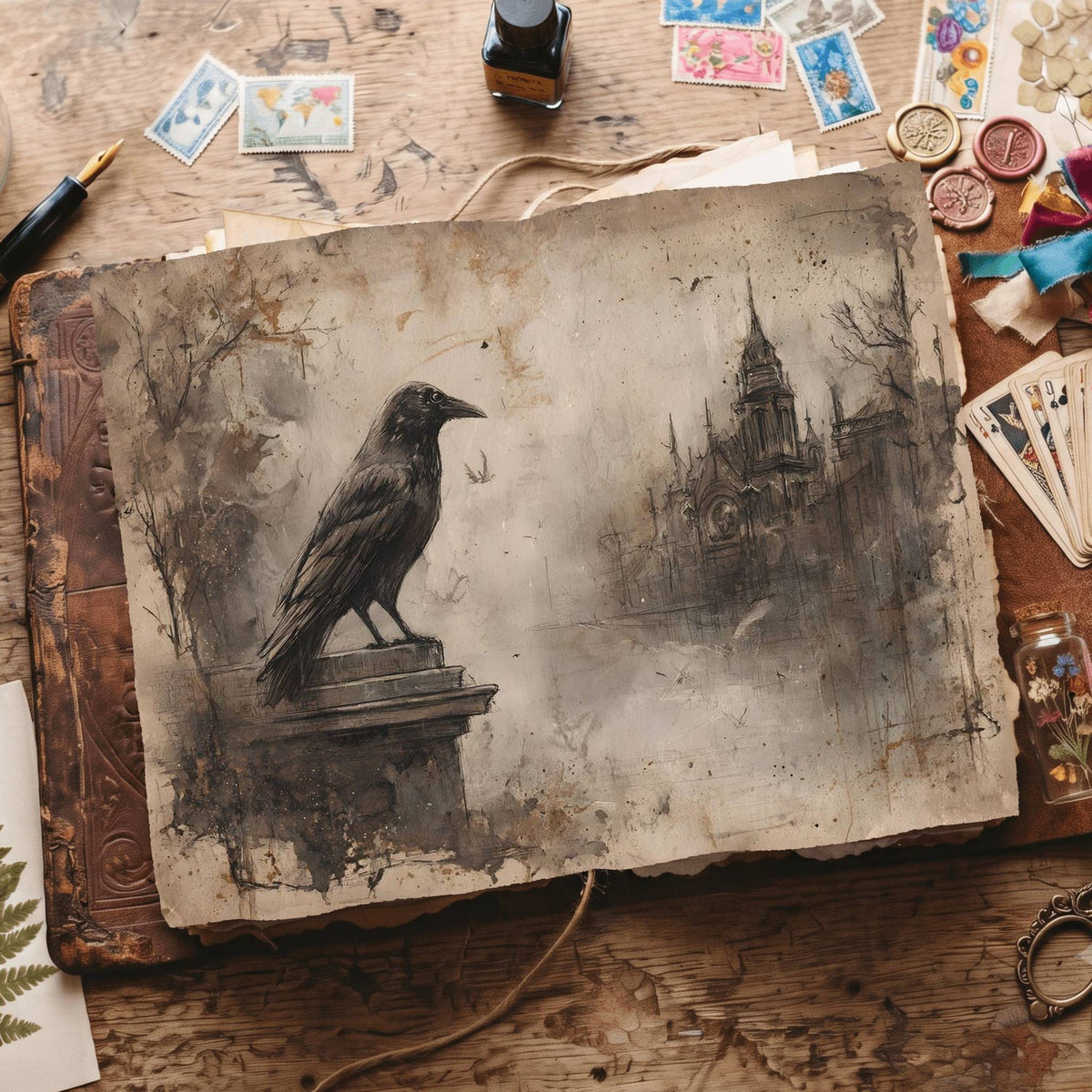 Gothic Digital Papers