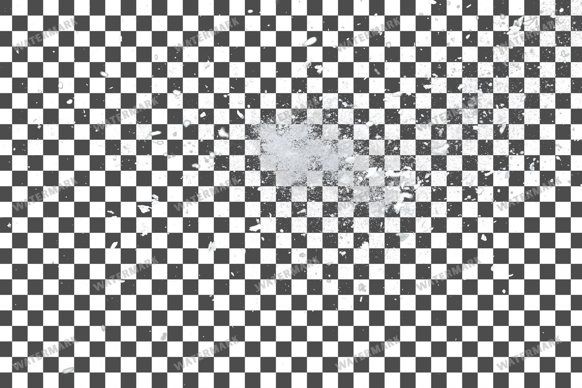 Snowflake Flurry Overlay Swirling Flakes