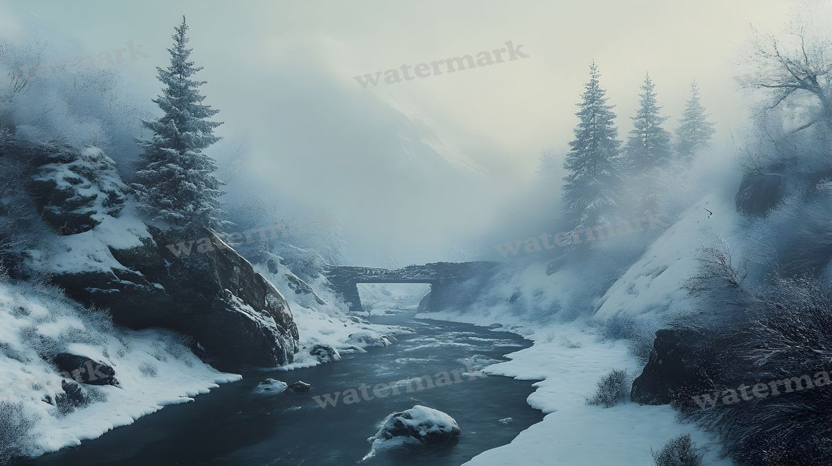 Winter Snow Backdrop Images