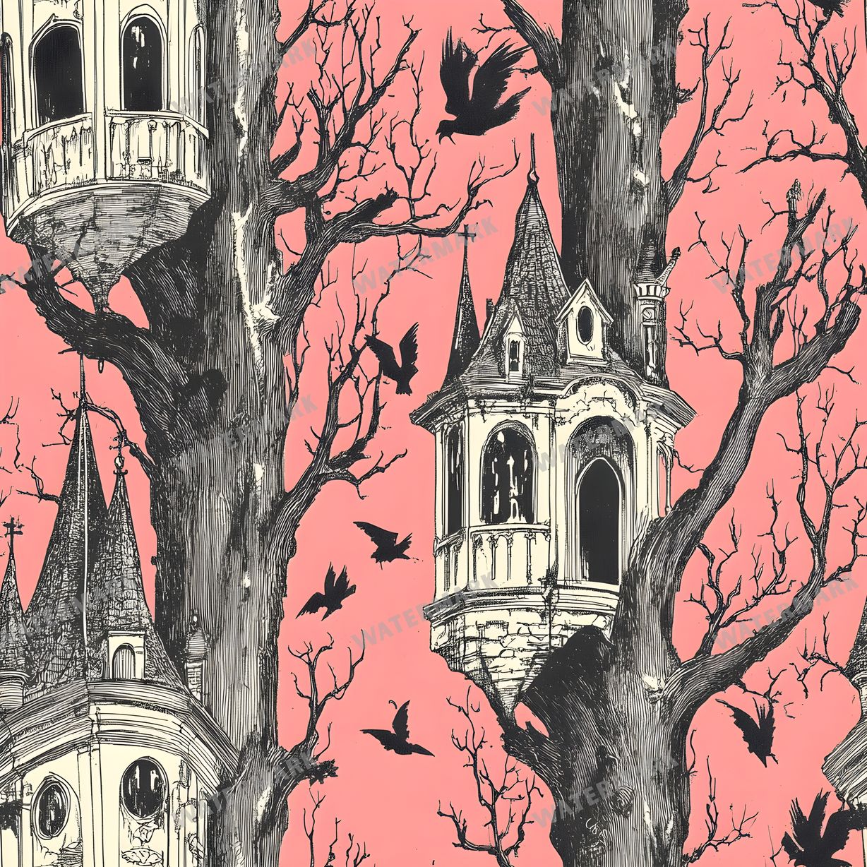 Witchcraft Seamless Pattern