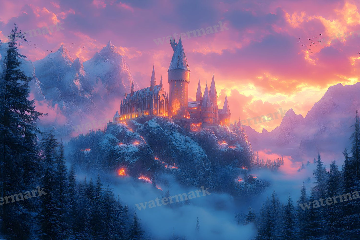 Wizarding School Backdrop Images