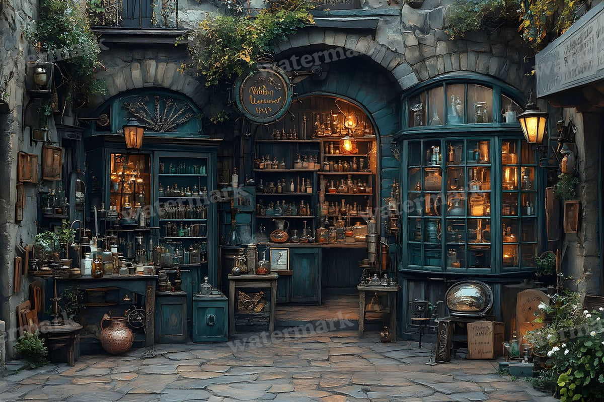 Alchemist Corner Study Backdrop Images