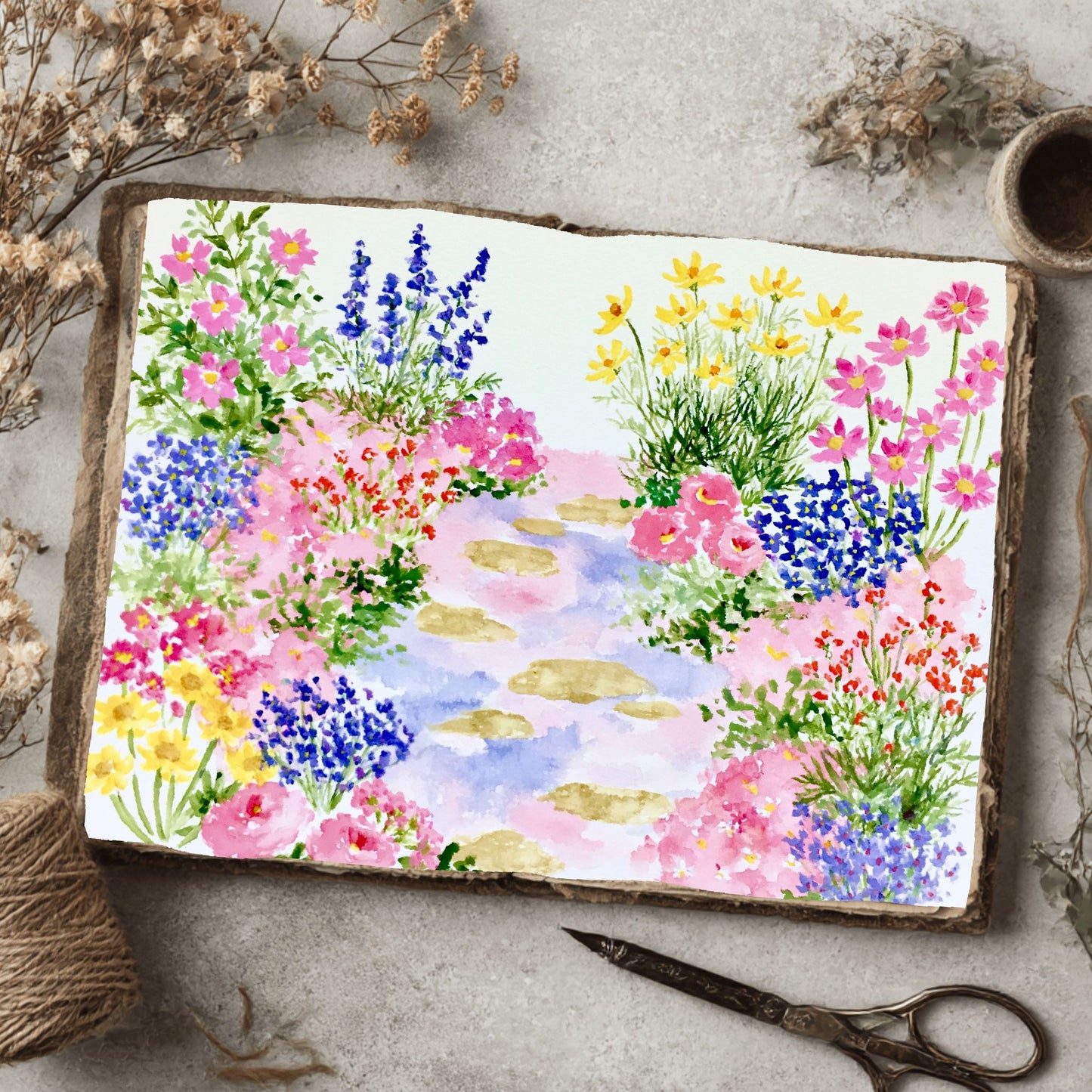 Soft Impressionist Landscape Painting
