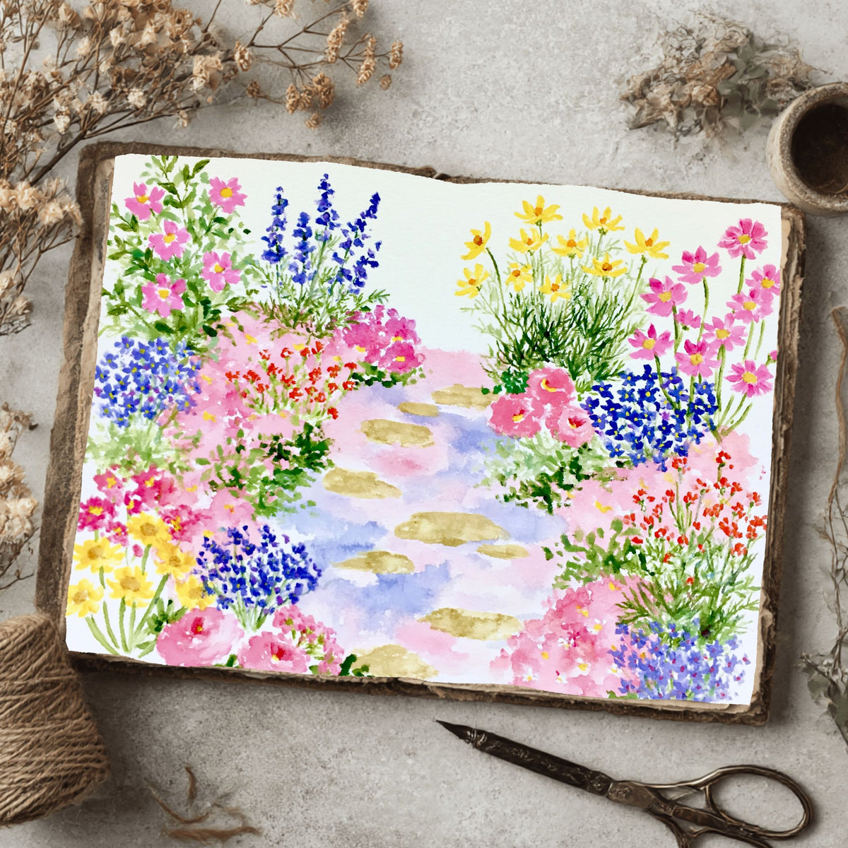 Soft Impressionist Landscape Painting