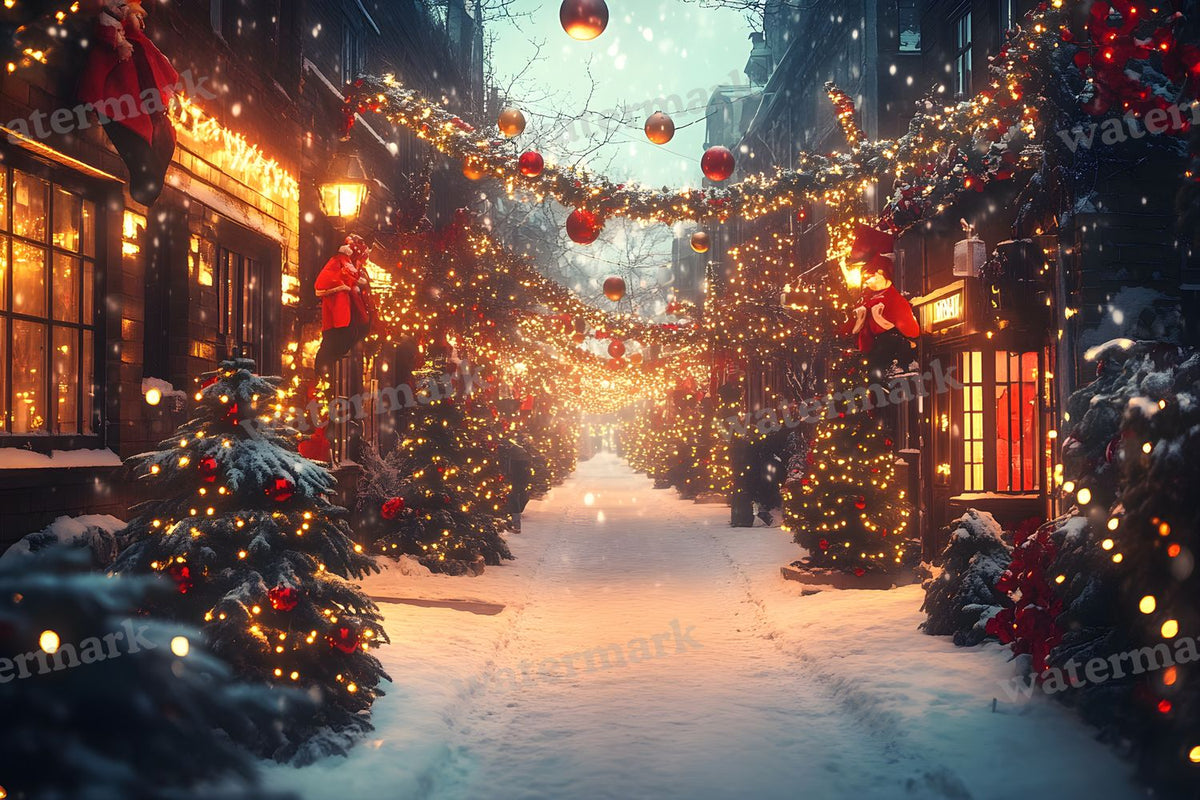 Classic Christmas Backdrop Images