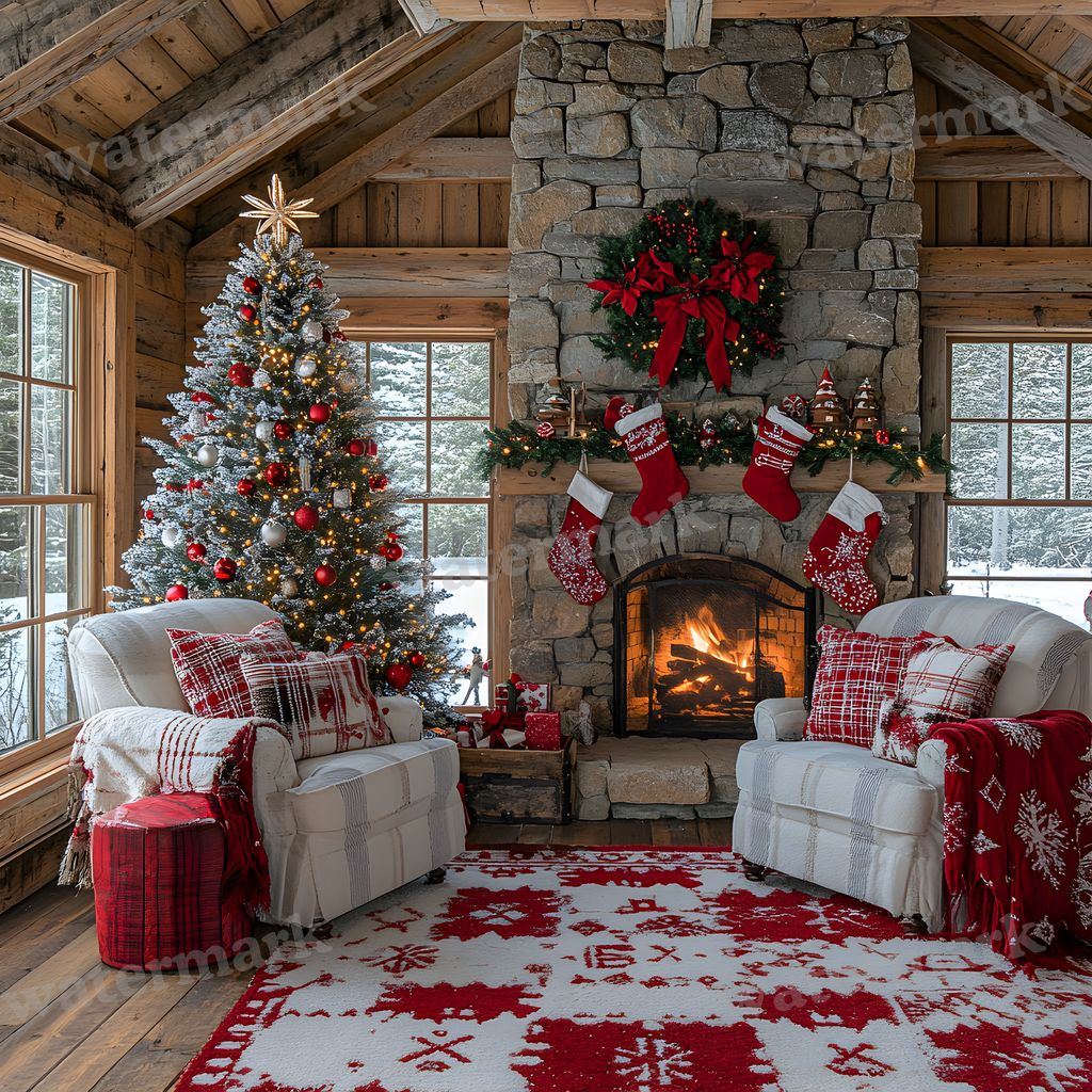 Classic Christmas Backdrop Images