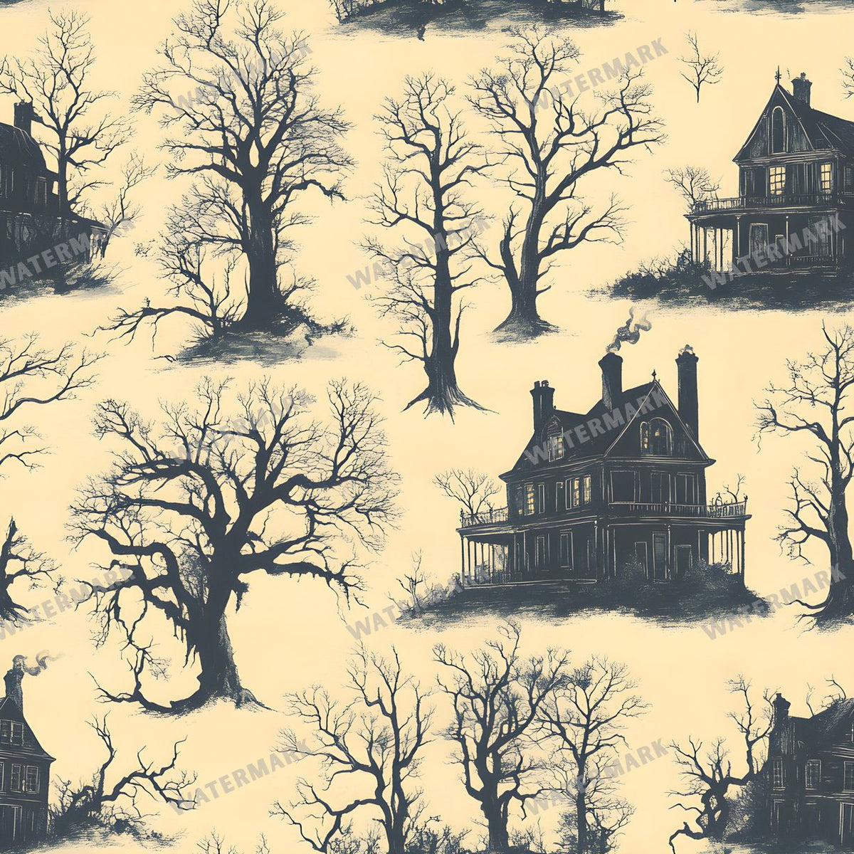 Halloween Seamless Pattern