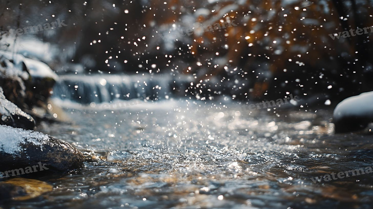 Winter Snow Backdrop Images