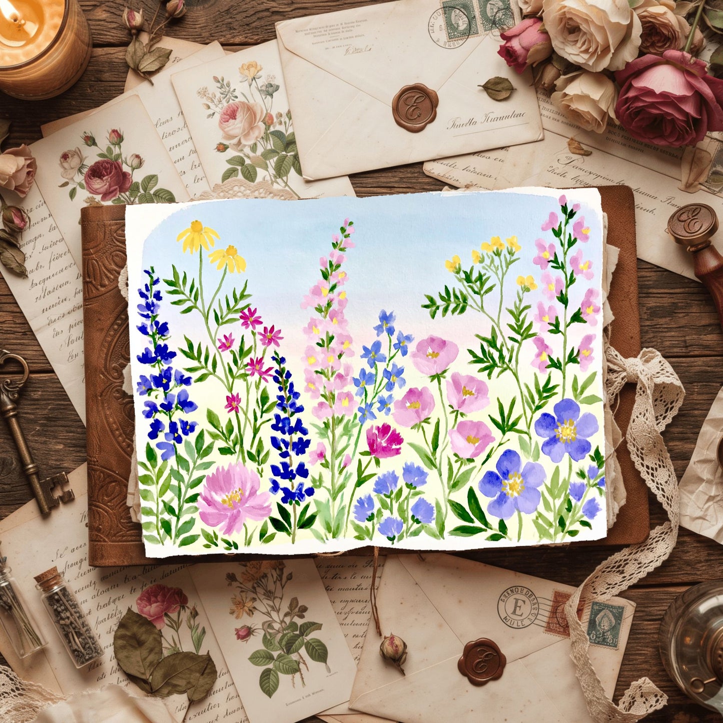 Soft Impressionist Landscape Painting