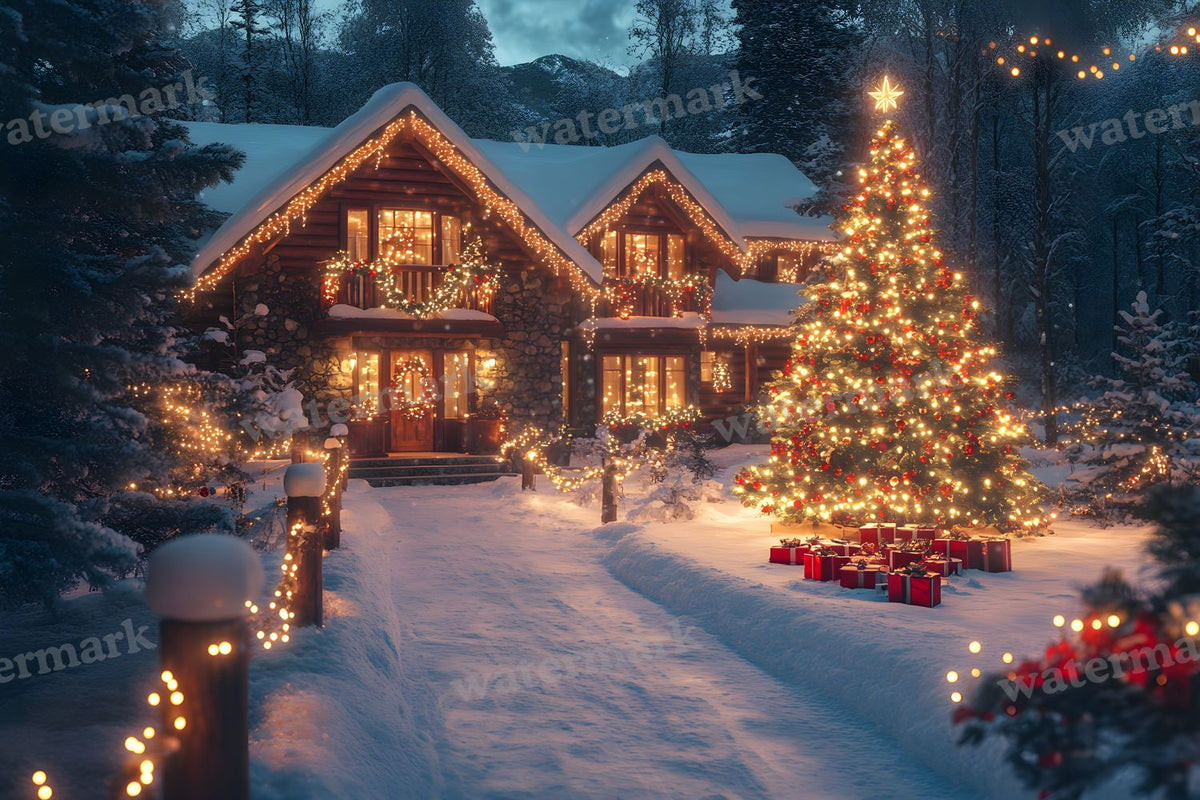 Classic Christmas Backdrop Images