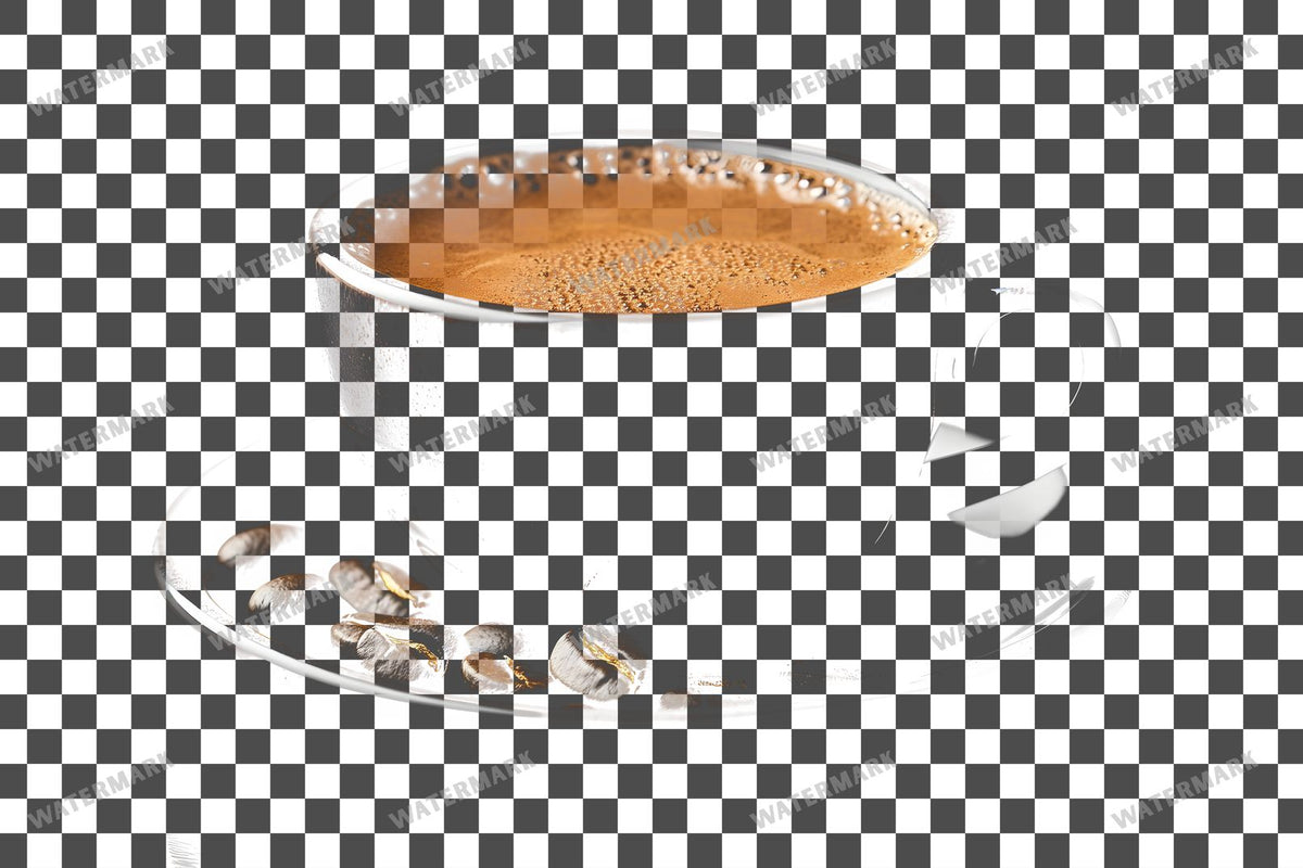 Coffee Cup PNG overlay on a transparent checkered background, preview 73