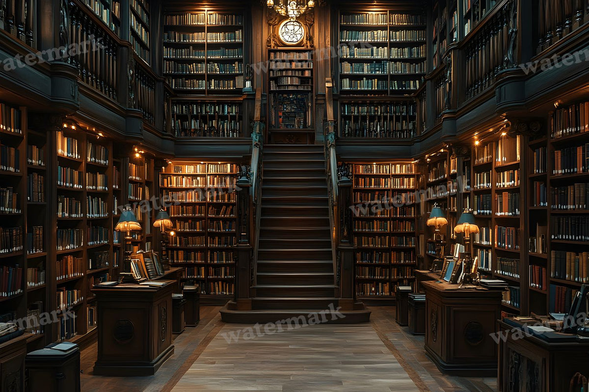 Dark Academia Study Backdrop Images