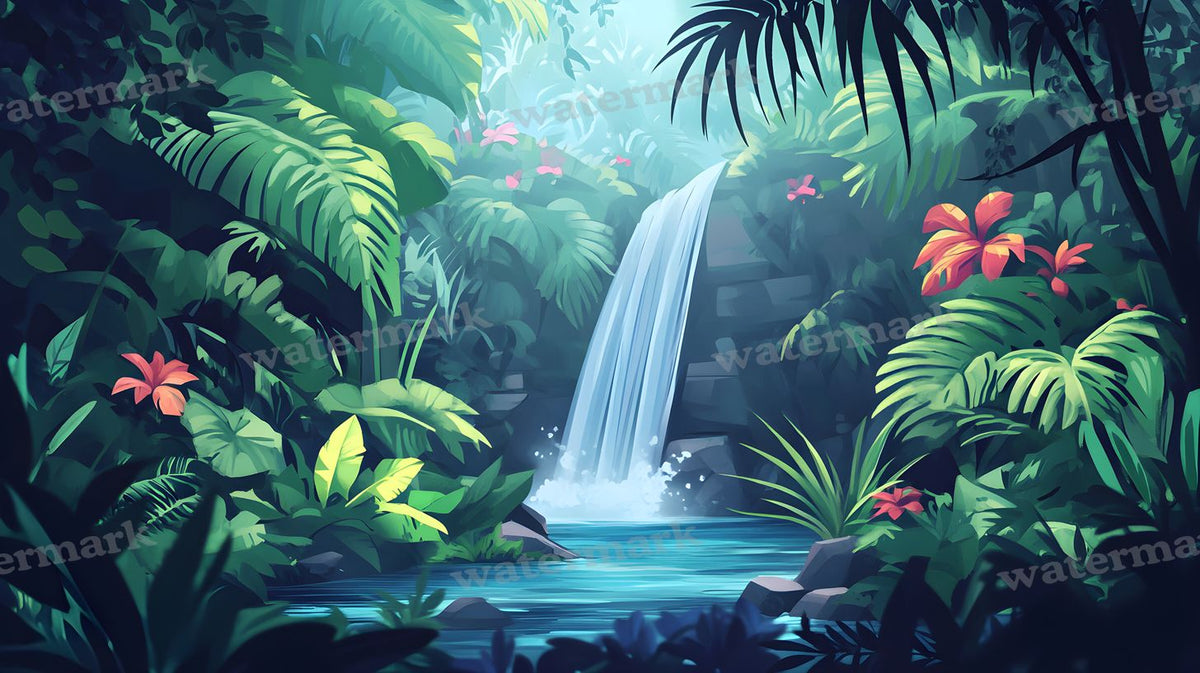 Tropical Forest Backdrop Images
