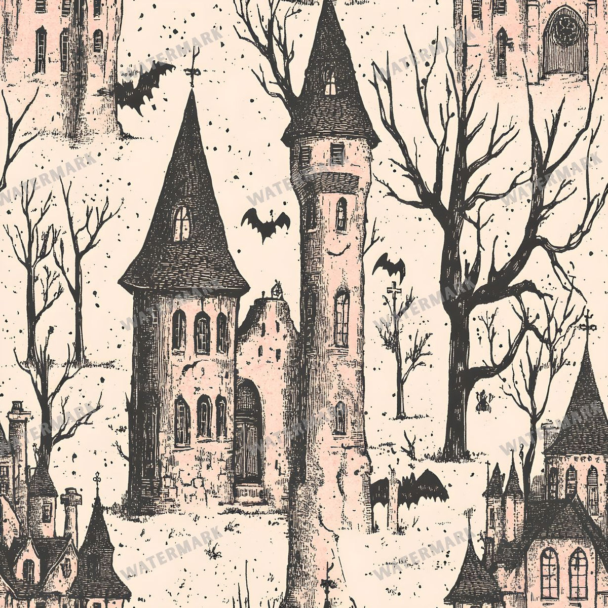 Witchcraft Seamless Pattern