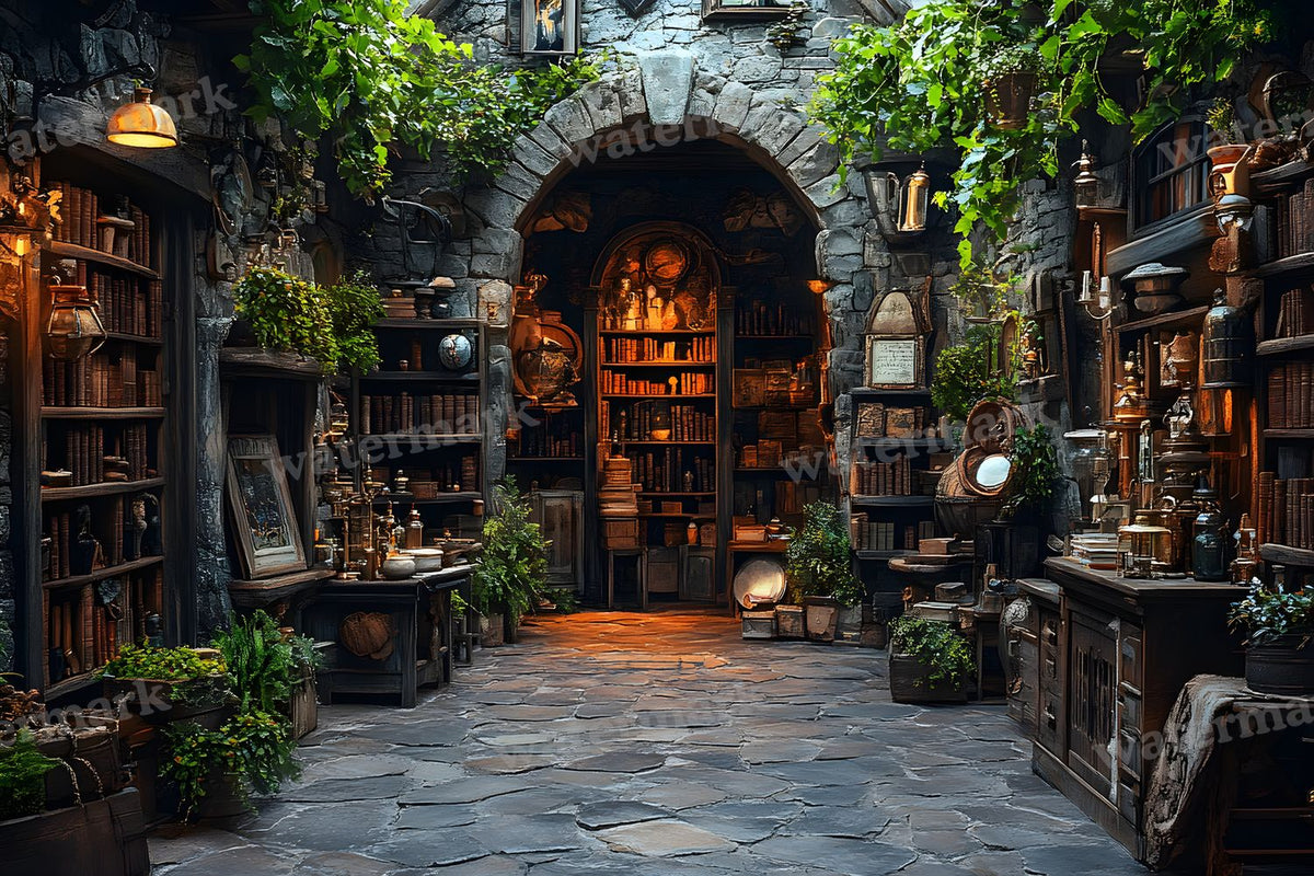 Alchemist Corner Study Backdrop Images