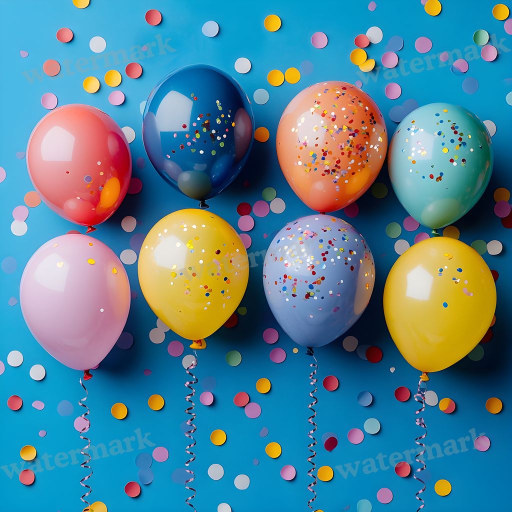 Rainbow Balloon Backdrop Images