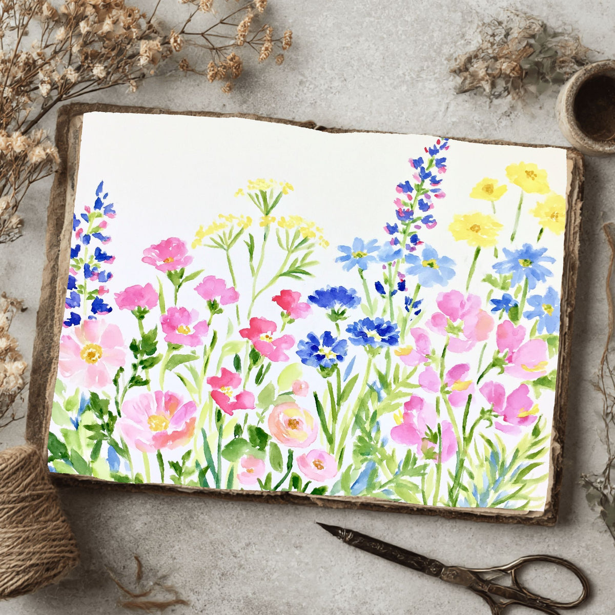 Soft Impressionist Landscape Painting