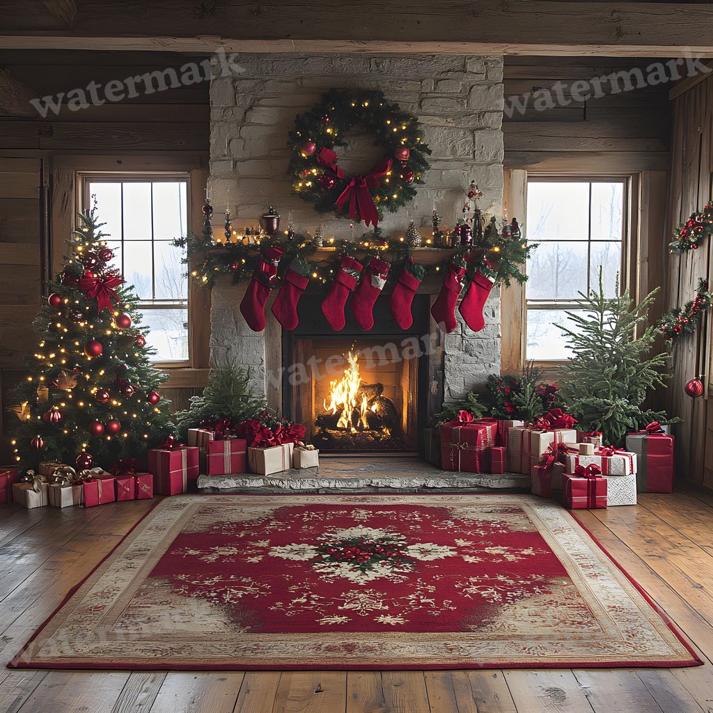 Classic Christmas Backdrop Images