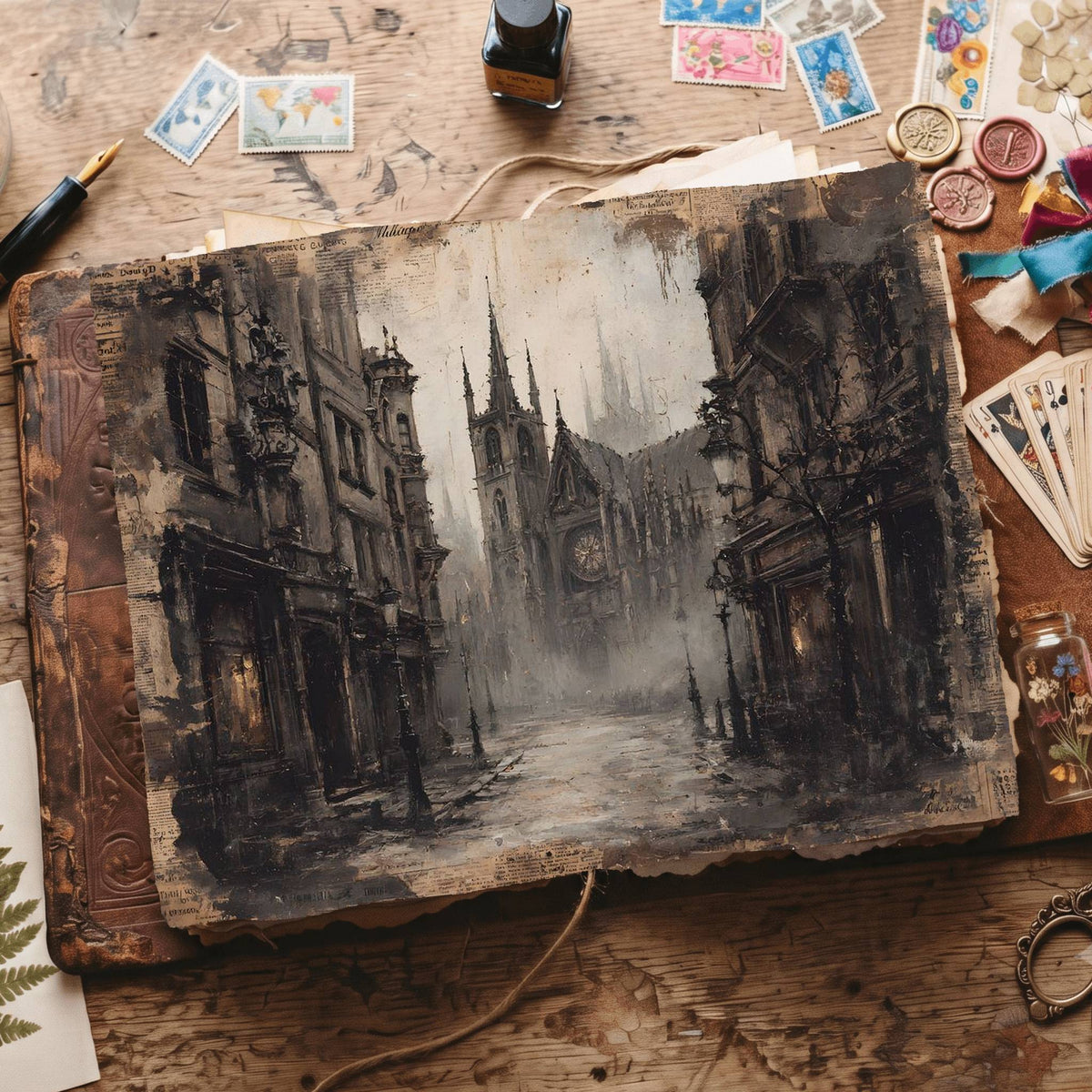 Gothic Digital Papers