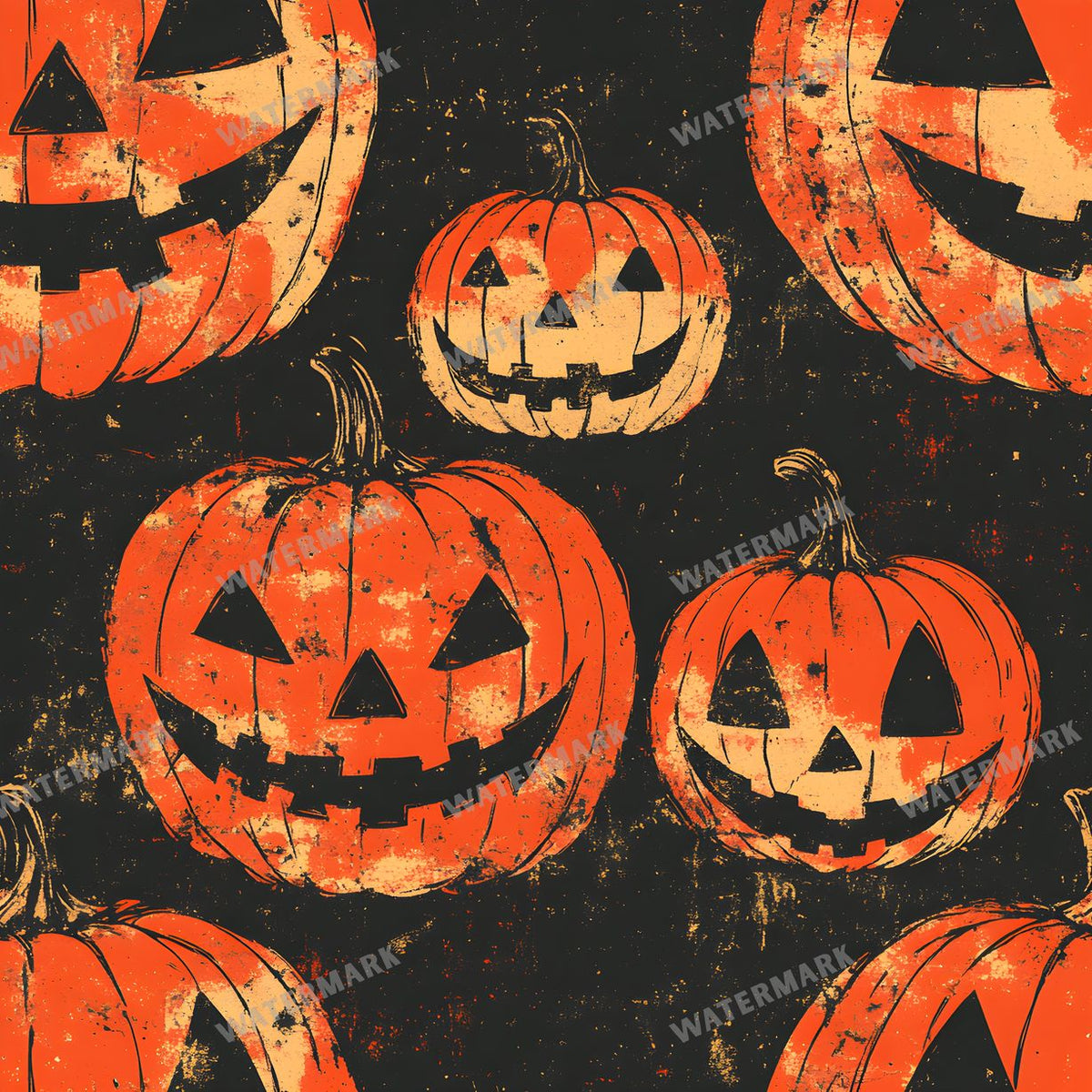 Halloween Seamless Pattern