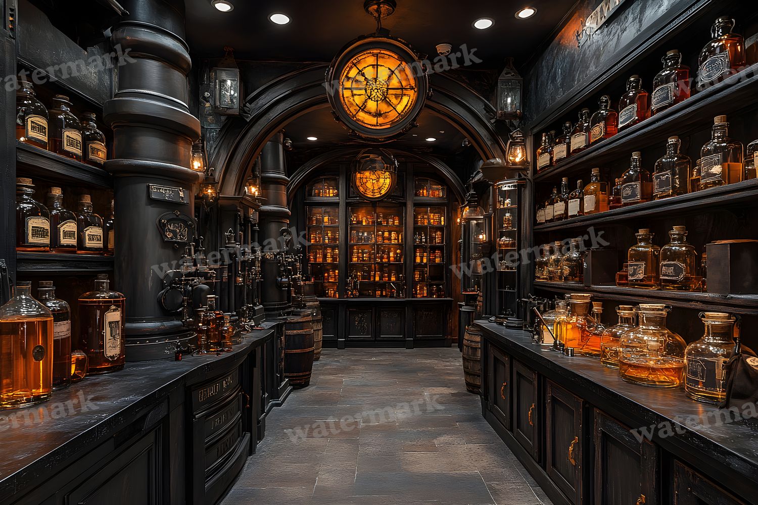 Alchemist Corner Study Backdrop Images