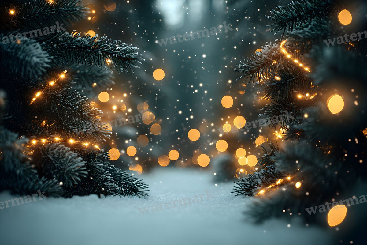 Snowy Forest Backdrop Images