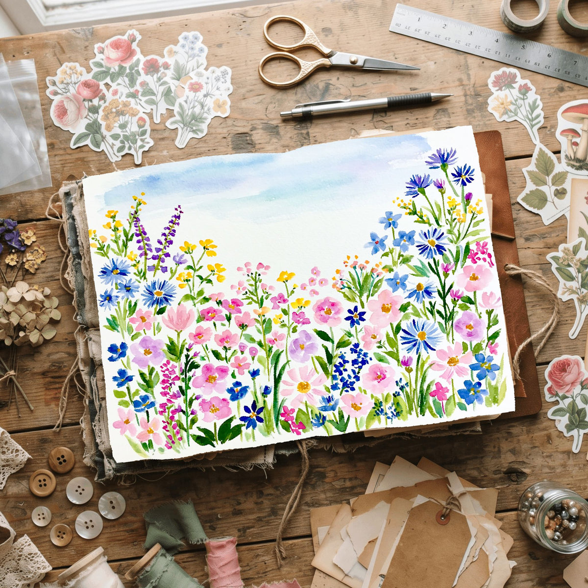 Soft Impressionist Landscape Painting