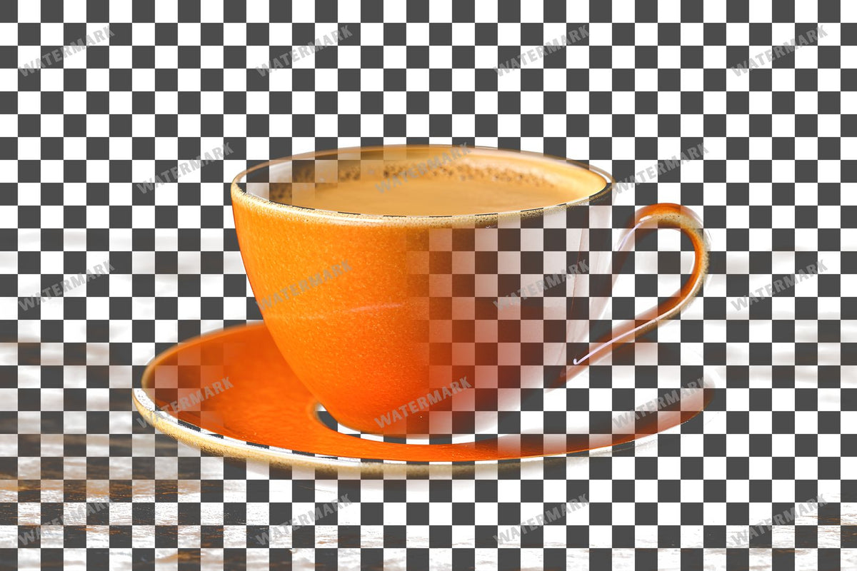 Coffee Cup PNG overlay on a transparent checkered background, preview 75