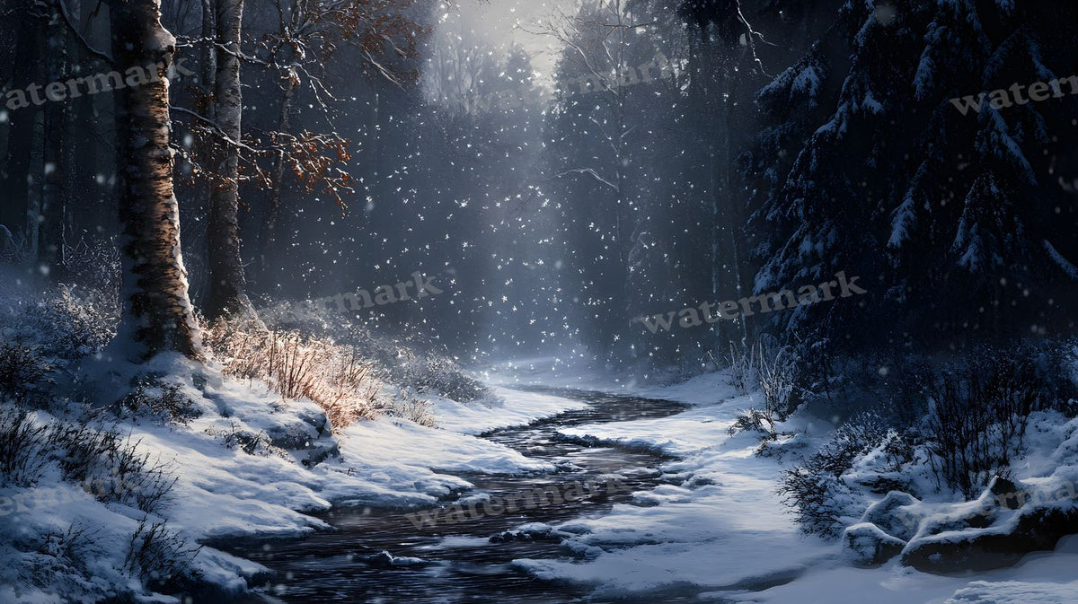 Winter Snow Backdrop Images