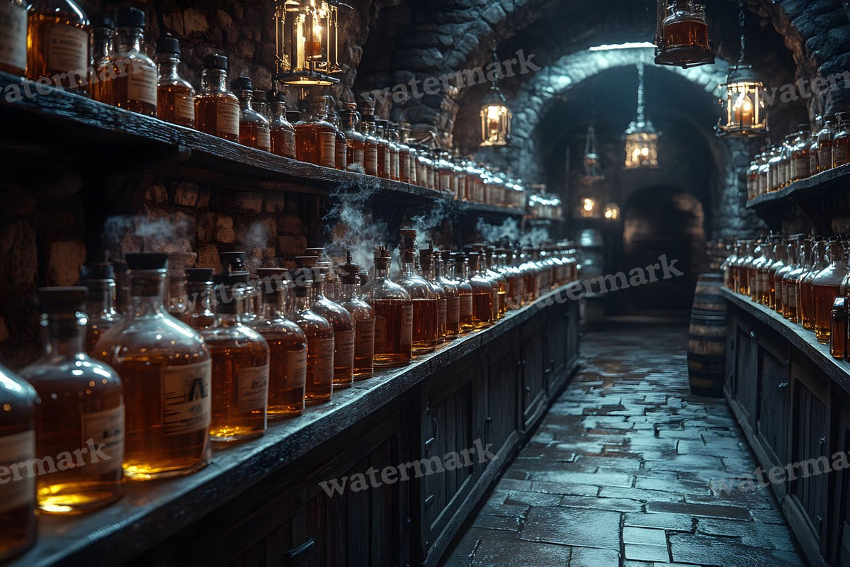 Alchemist Corner Study Backdrop Images