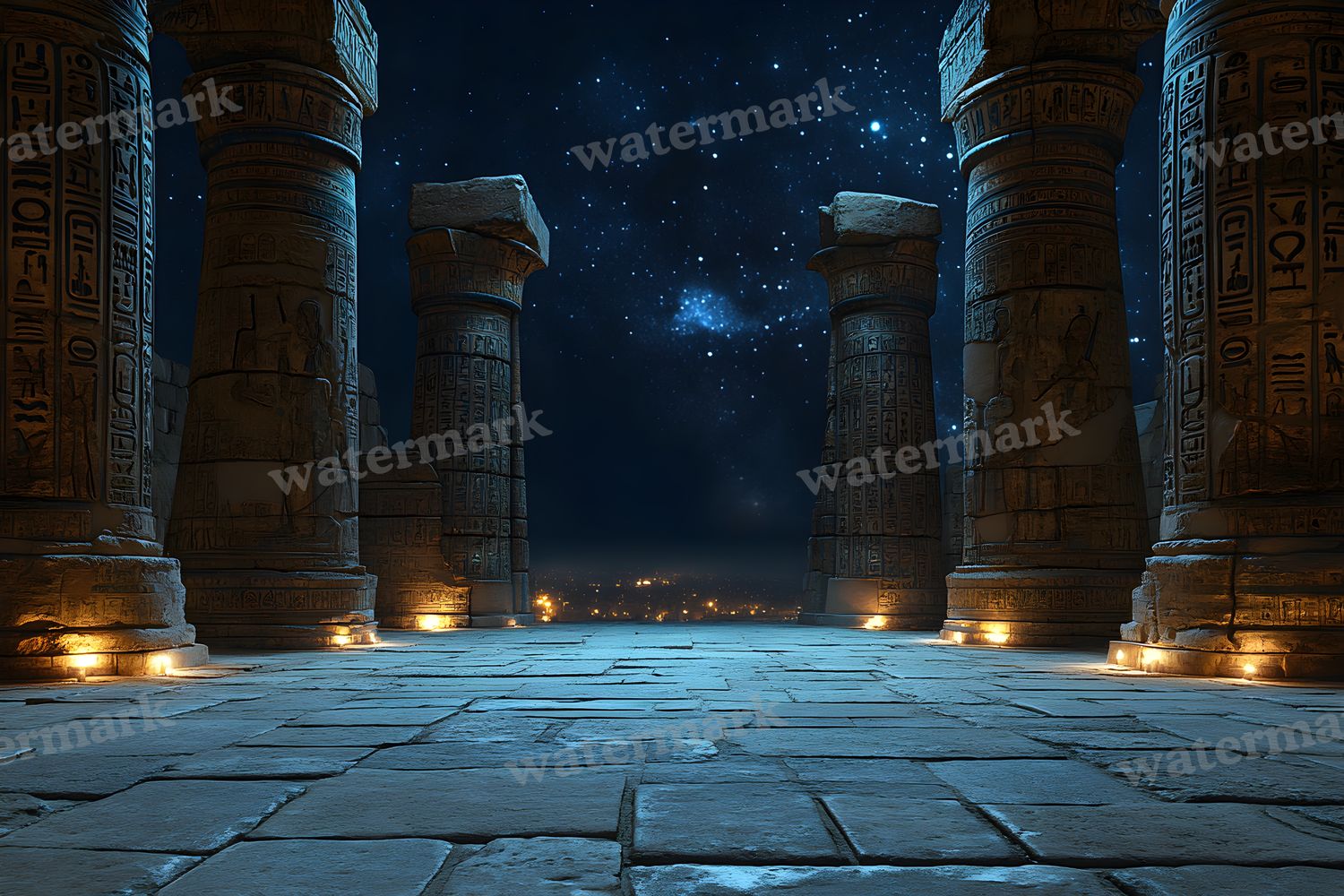 Ancient Egyptian Night Backdrop Images