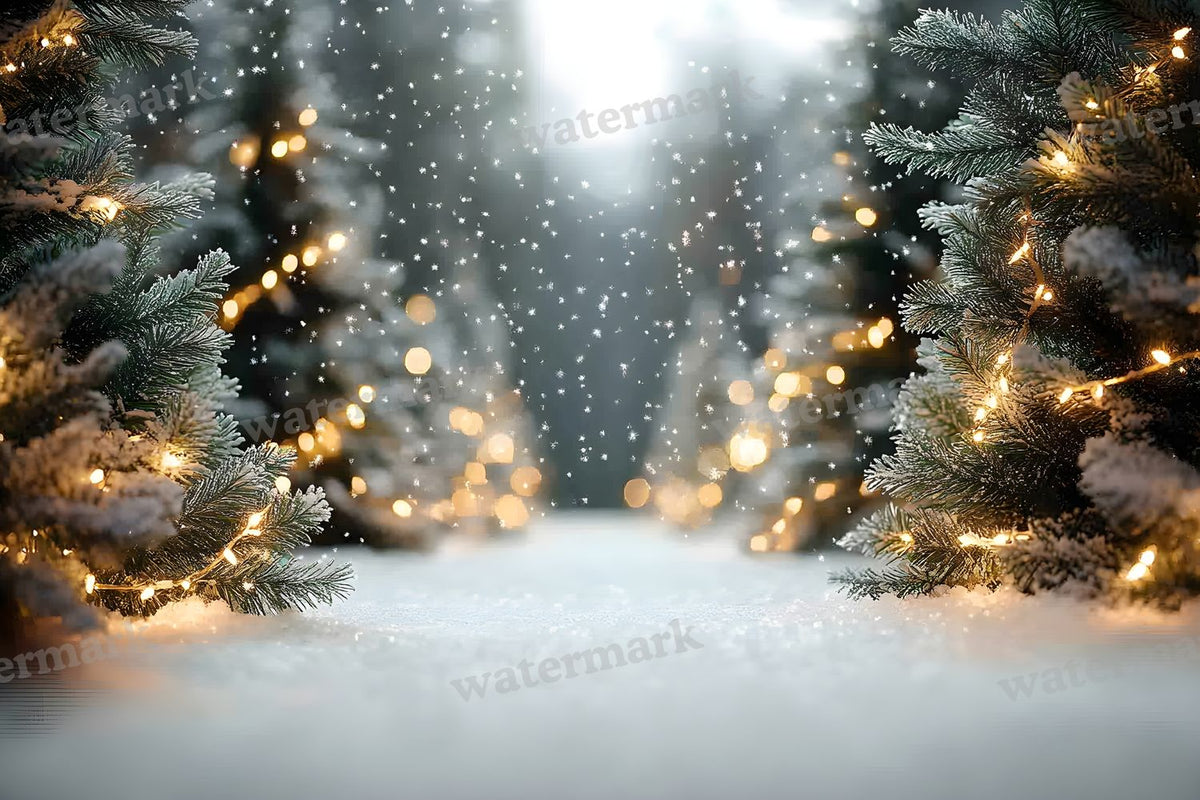 Snowy Forest Backdrop Images