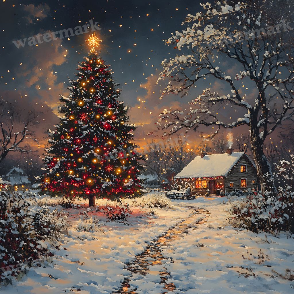 Classic Christmas Backdrop Images