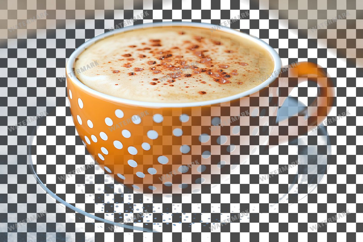 Coffee Cup PNG overlay on a transparent checkered background, preview 76