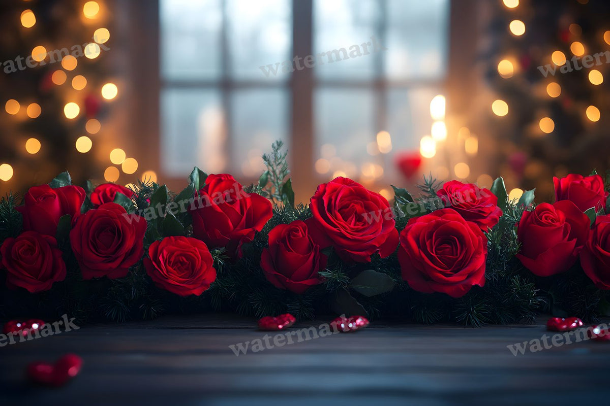 Valentine digital photo backdrop for photo editing, preview 75