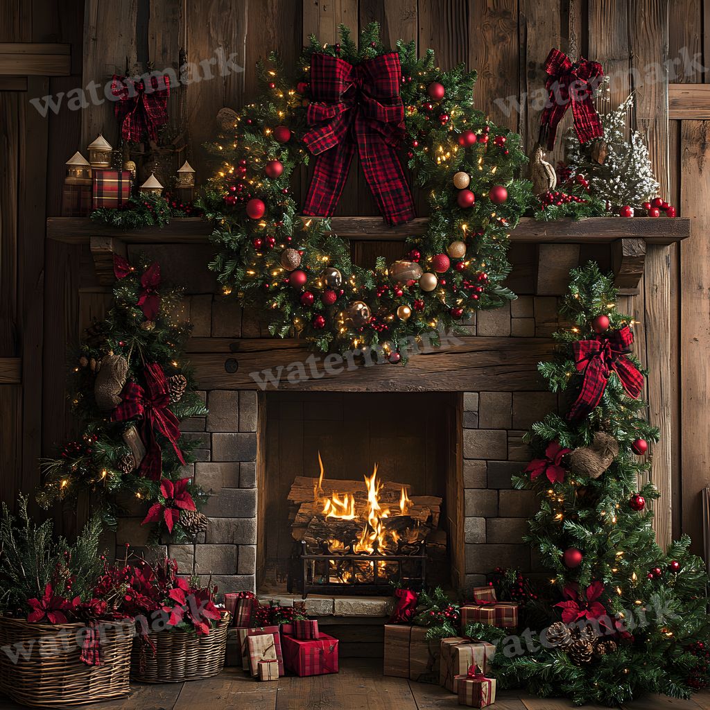 Classic Christmas Backdrop Images